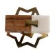 Rectangle Stone And Wooden Long Cabinet Knobs